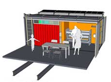集裝箱房車設計創(chuàng)意：微設計