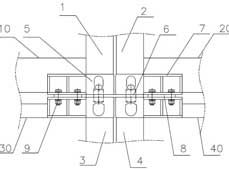 用于集裝箱建筑單元模塊多層或高層建筑的連接結(jié)構(gòu)