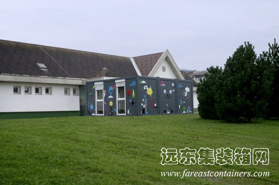 Temporary Kindergarten Ajda,住人集裝箱活動(dòng)房屋,二手集裝箱貨柜