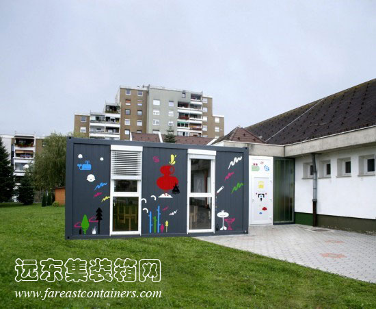 Temporary Kindergarten Ajda,住人集裝箱活動(dòng)房屋,二手集裝箱貨柜