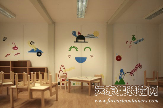 Temporary Kindergarten Ajda,住人集裝箱活動(dòng)房屋,二手集裝箱貨柜