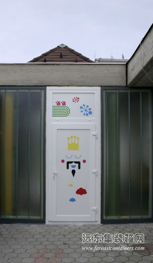 Temporary Kindergarten Ajda,住人集裝箱活動(dòng)房屋,二手集裝箱貨柜