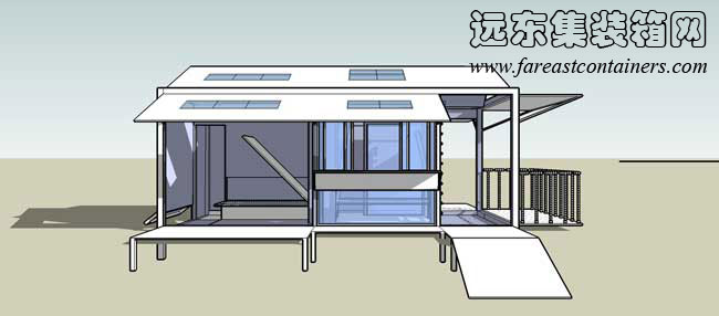 帶天窗的變形小屋,二手集裝箱貨柜,集裝箱活動(dòng)房,住人集裝箱房屋