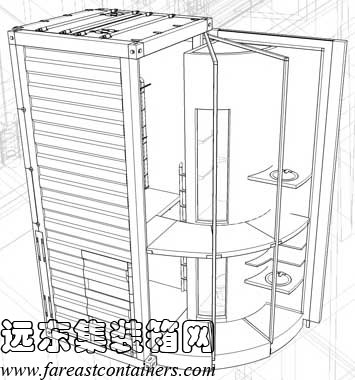 集裝箱臨時住宅,住人集裝箱房屋,集裝箱活動房,二手集裝箱貨柜