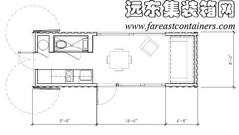 Sunset Idea House 的建筑設(shè)計(jì)圖,集裝箱活動(dòng)房,住人集裝箱房屋,二手集裝箱