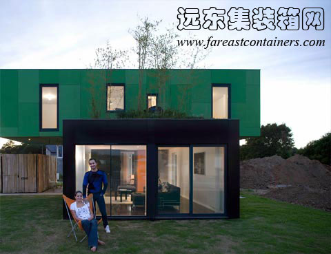 Cross Shape Container Home,集裝箱活動房,集裝箱房屋,集裝箱建筑,集裝箱住宅,住人集裝箱