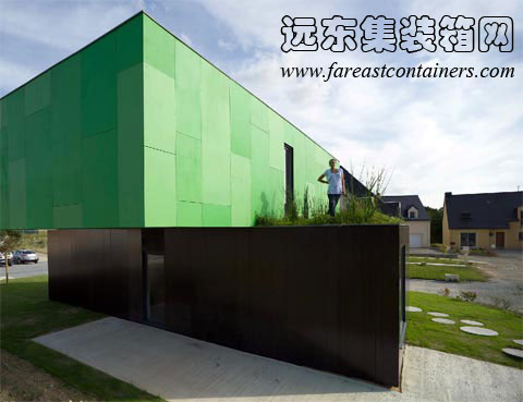 Cross Shape Container Home,集裝箱活動(dòng)房,集裝箱房屋,集裝箱建筑,集裝箱住宅,住人集裝箱