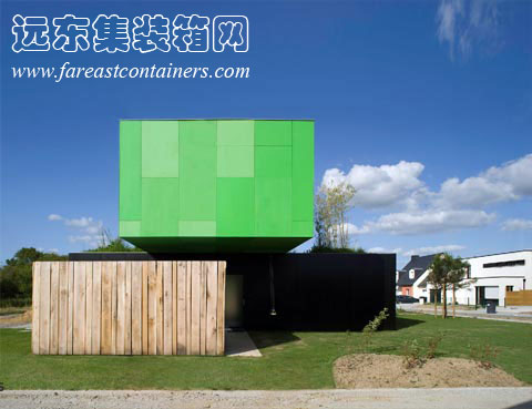 Cross Shape Container Home,集裝箱活動房,集裝箱房屋,集裝箱建筑,集裝箱住宅,住人集裝箱