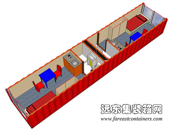 Tempohousing 對(duì)單個(gè)集裝箱的其他利用方式,集裝箱房屋,集裝箱建筑,集裝箱住宅,集裝箱活動(dòng)房,住人集裝箱