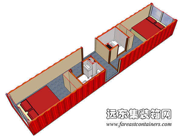 Tempohousing 對單個集裝箱的其他利用方式,集裝箱房屋,集裝箱建筑,集裝箱住宅,集裝箱活動房,住人集裝箱