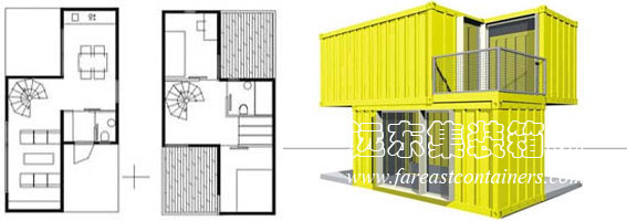 由 Conhouse 公司研發(fā)的小型集裝箱建筑,集裝箱房屋,集裝箱建筑,集裝箱住宅,集裝箱活動房,住人集裝箱