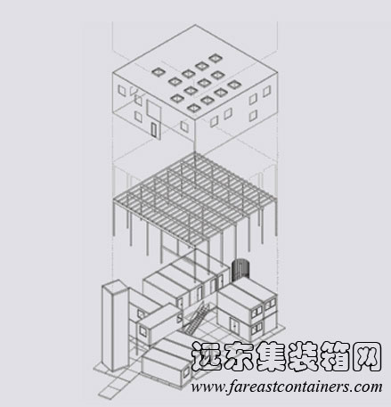 由 Han Slawik 設(shè)計的 Bed By Night,集裝箱房屋,集裝箱建筑,集裝箱住宅,集裝箱活動房,住人集裝箱