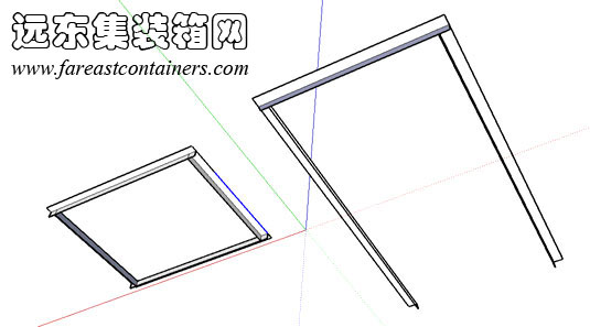 門(mén)窗洞加固示意圖,集裝箱房屋,集裝箱建筑,集裝箱住宅,集裝箱活動(dòng)房,住人集裝箱