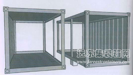 支撐示意圖,集裝箱房屋,集裝箱建筑,集裝箱住宅,集裝箱活動房,住人集裝箱