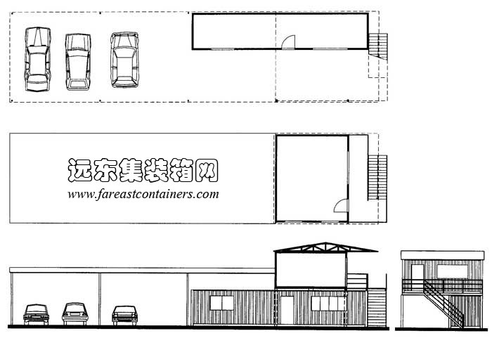 Pak Yak 汽車零售公司,集裝箱建筑,集裝箱房屋,集裝箱住宅,集裝箱活動(dòng)房,住人集裝箱