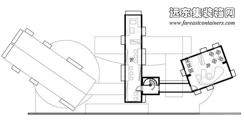 Contertainer項目AMIN集裝箱圖書館設(shè)計圖,集裝箱建筑,集裝箱房屋,集裝箱住宅,集裝箱活動房