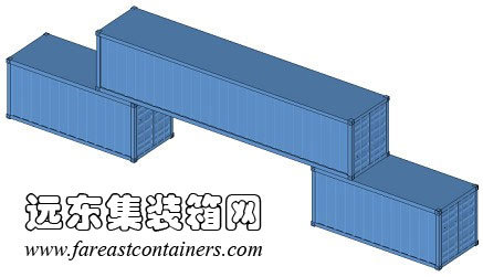 上下箱體共同構(gòu)成大跨空間,集裝箱房屋,集裝箱活動房,住人集裝箱,集裝箱住宅,集裝箱建筑