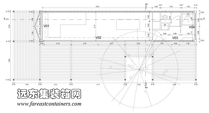 集裝箱別墅平面設(shè)計(jì)圖