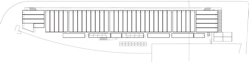 BOXPARK shoreditch 盒子公園集裝箱購物中心一層平面圖