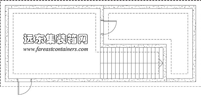 集裝箱工作室一層平面圖