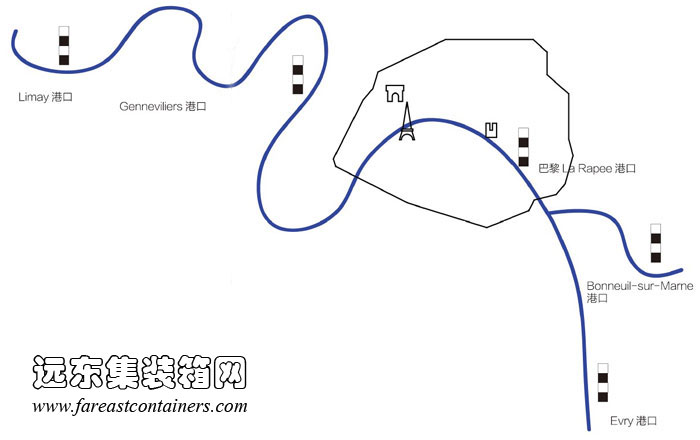 集裝箱建筑:巴黎集裝箱移動燈塔地理位置